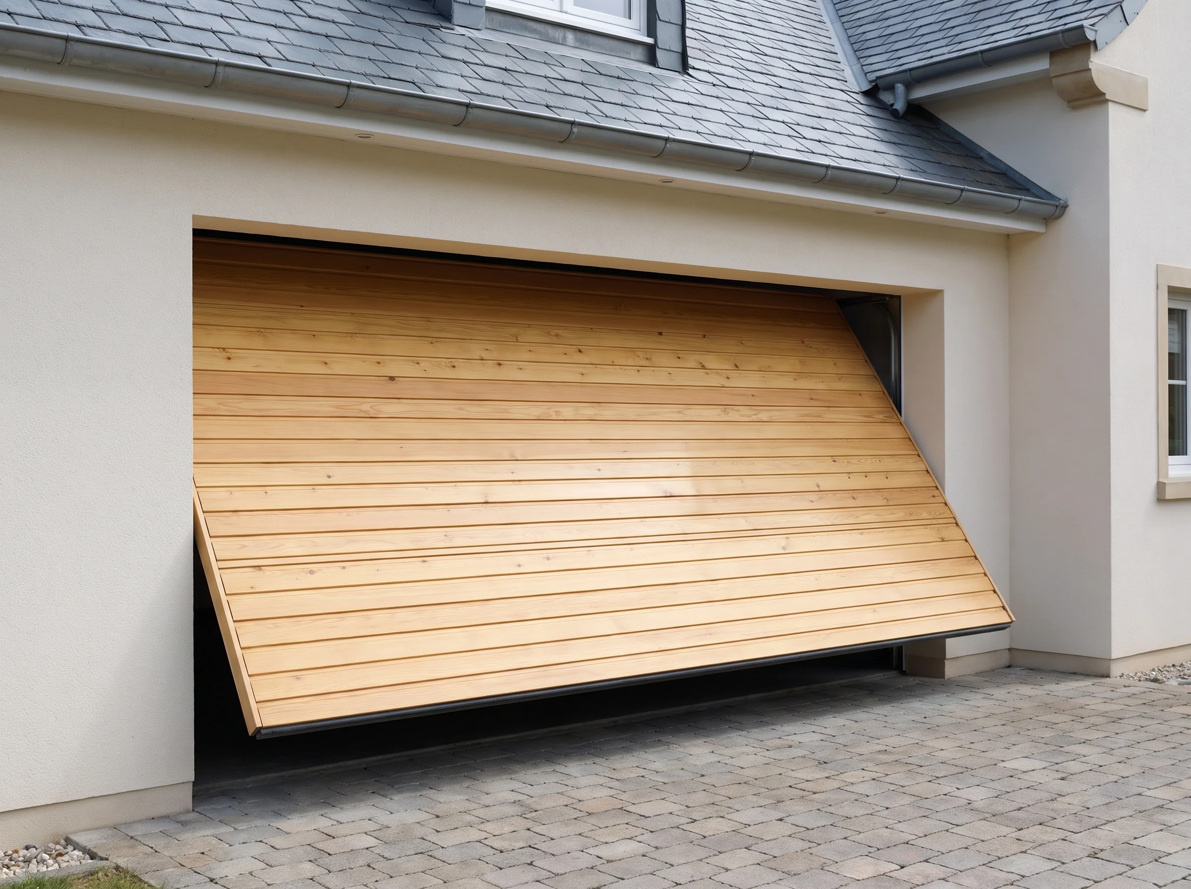 Porte basculante bois massif Hörmann Berry