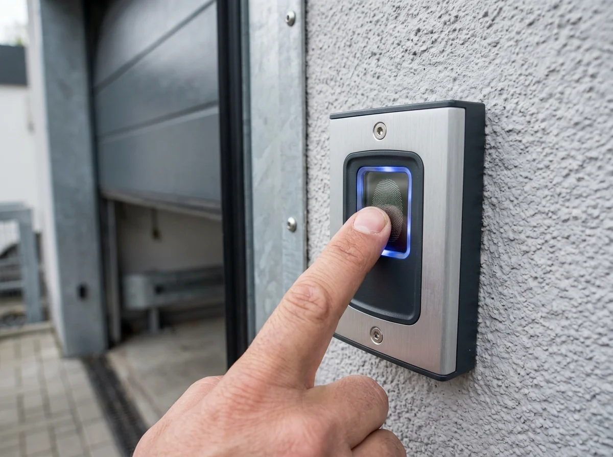 Borne STN avec lecteur de badge et interphone pour accès parking