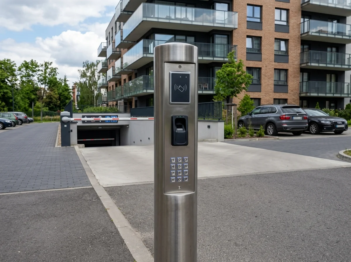 Contrôle d'accès BiSecur pour parking de copropriété