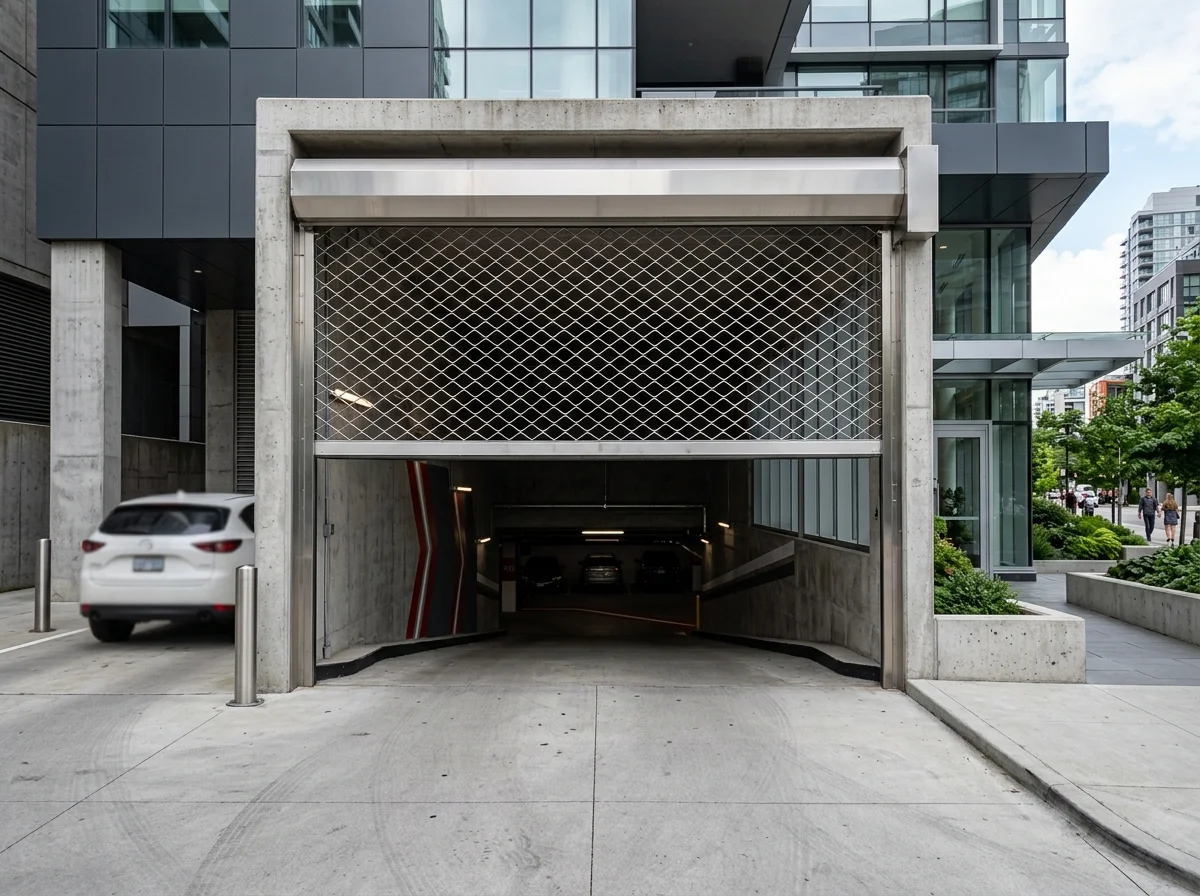 Grille d'enroulement Hörmann TGT pour parking souterrain