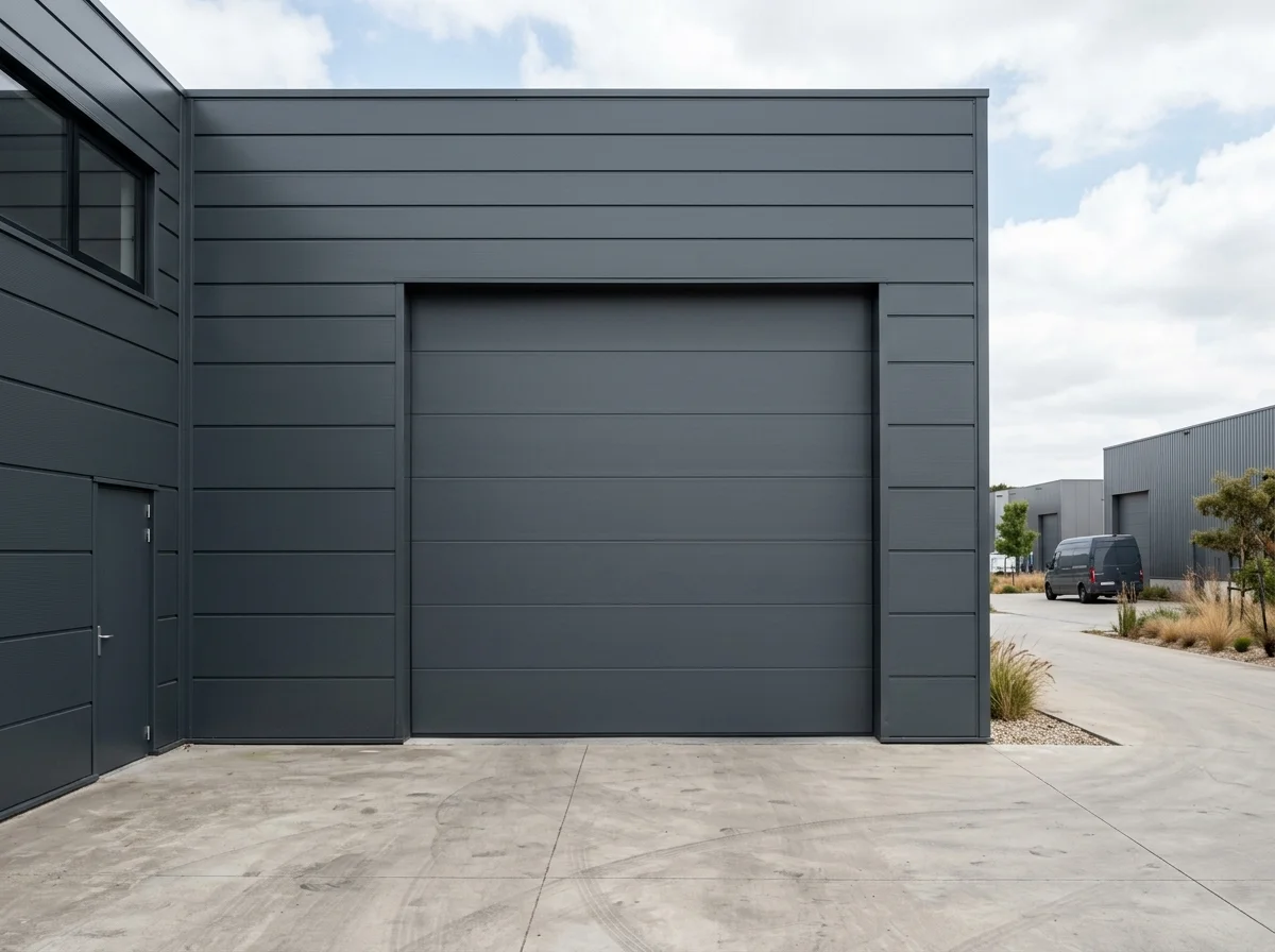 Porte industrielle à bardage affleurant ALR F42
