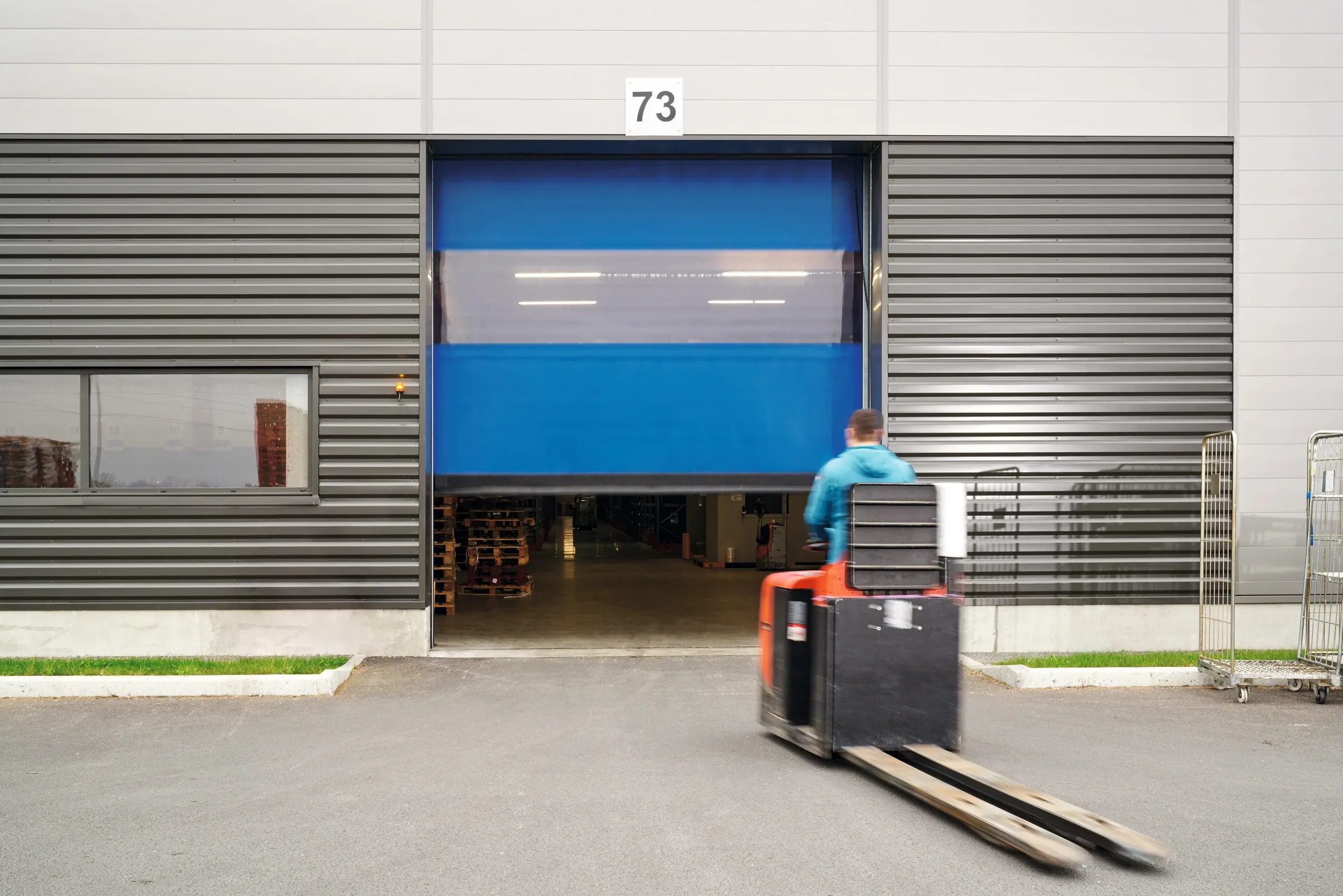 Porte rapide souple Hörmann V 6030 SEL extérieure SoftEdge