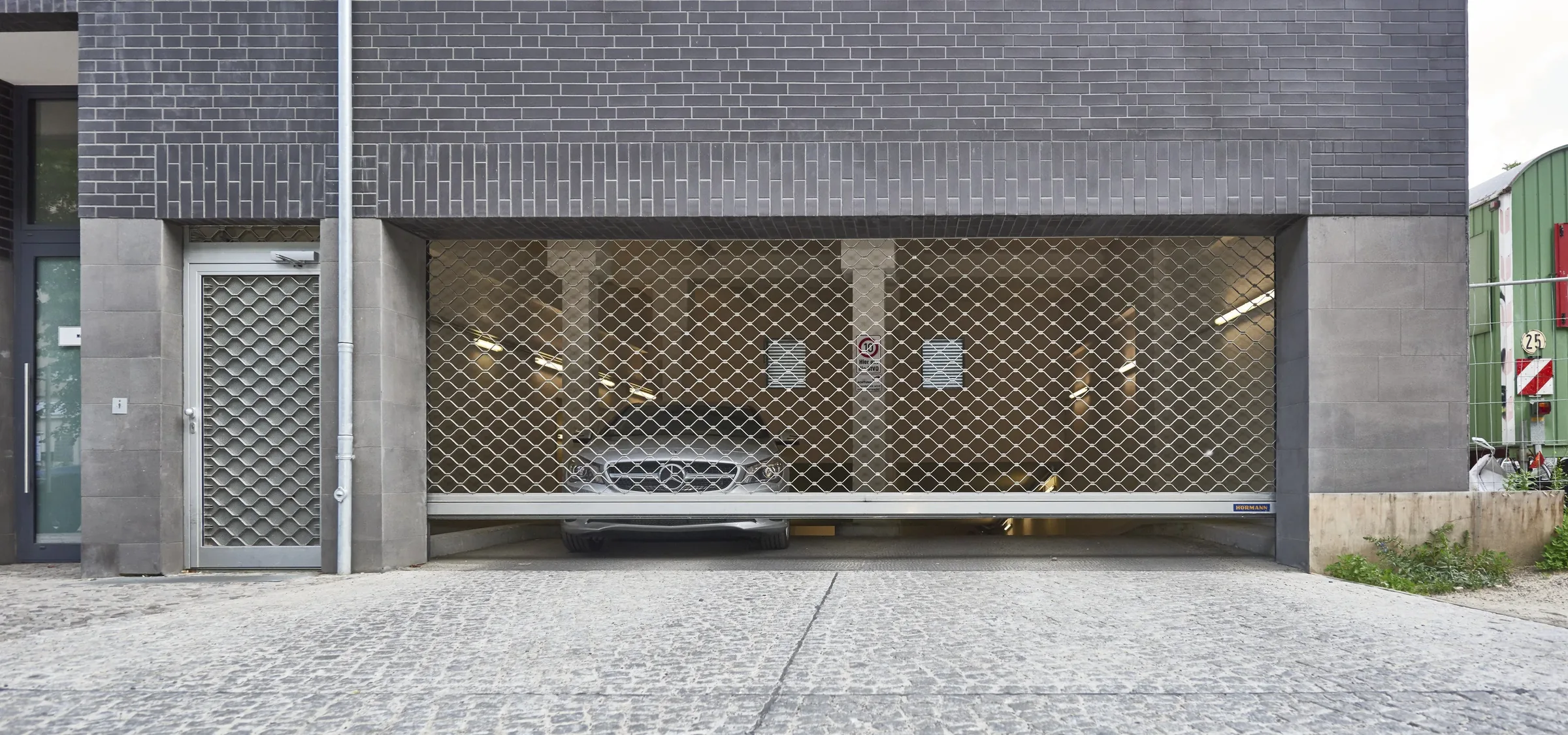 Grille à enroulement Hörmann Rollgitter HG-V aluminium renforcé inox V2A