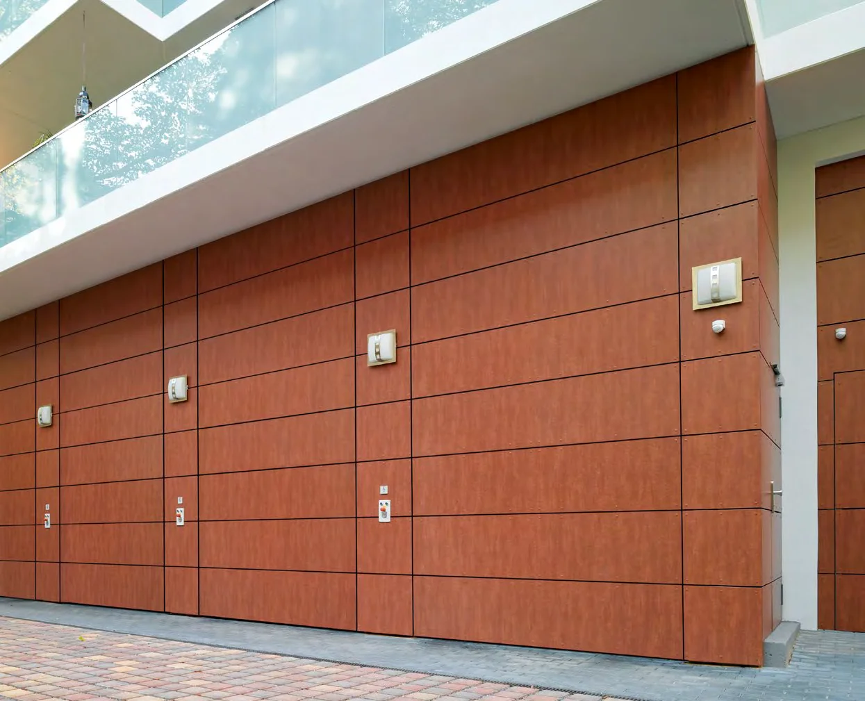Porte sectionnelle Hörmann ALR F42 bauseitige Beplankung, cadre nu pour bardage client