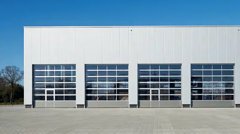 Porte sectionnelle vitrée Hörmann ALR 67 Thermo Glazing haute isolation