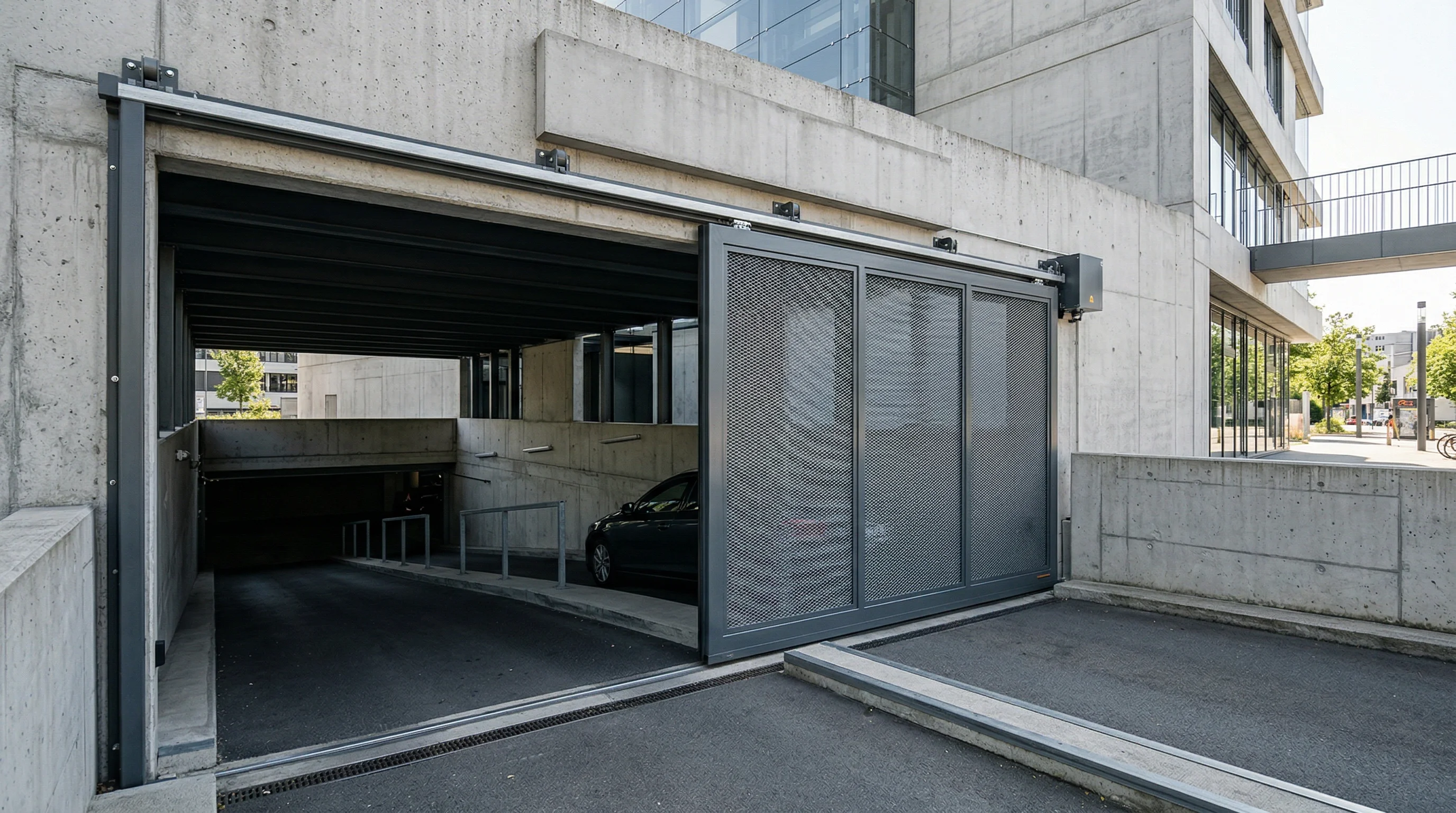 Porte coulissante collectif Hörmann Schiebetor ST 500 au Luxembourg