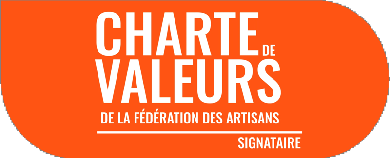 Charte de valeurs de la Fédération des Artisans - signataire